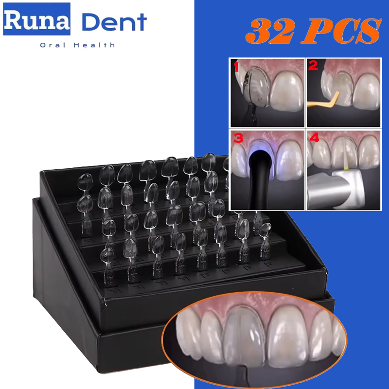 Teeth Whitening Moulds - 32-częściowy zestaw do wybielania zębów dla
